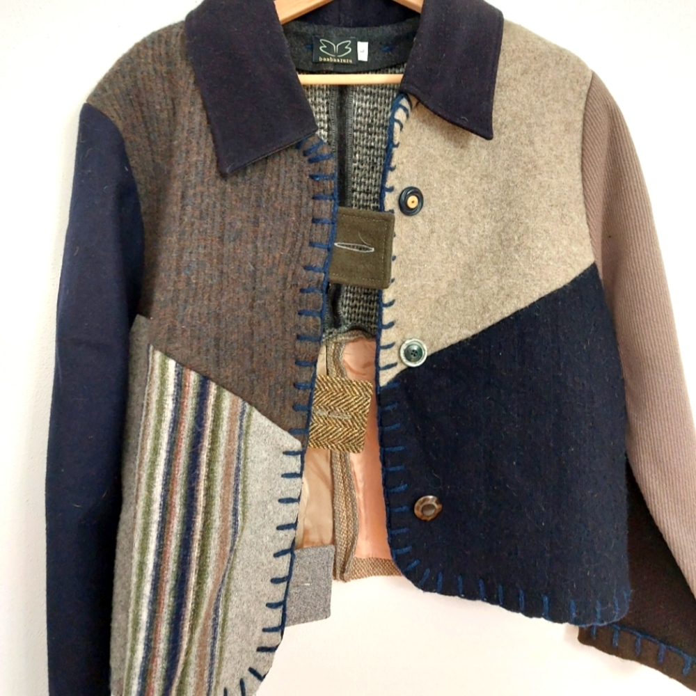 Unique, Vintage Wool Jacket by BaaBaazuzu